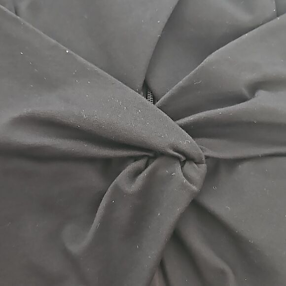 Marciano Twist Wrap Peek-A-Boo Top Black Medium - Picture 14 of 16